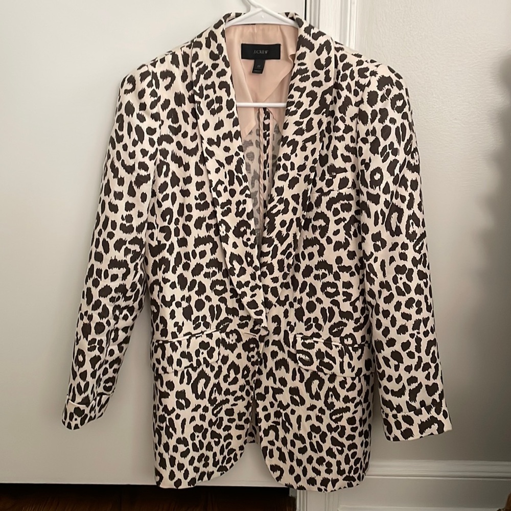 Leopard Blazer